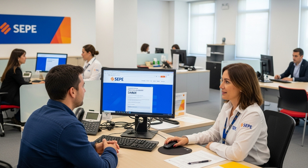 Sellar el DARDE de forma Online para poder cobrar la prestación por desempleo